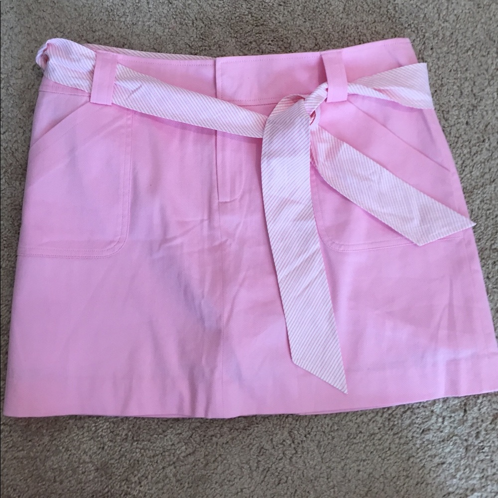 Pink Skirt - zip front - NWOT -size 10